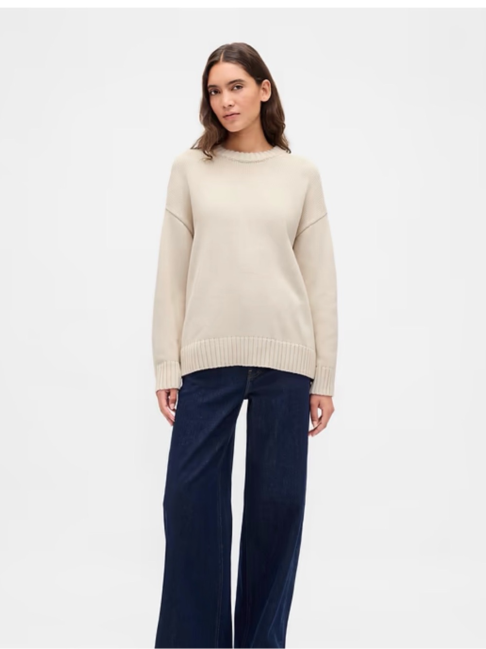 GAP 100% Cotton Crew Neck Sweater - Picture 3 of 4